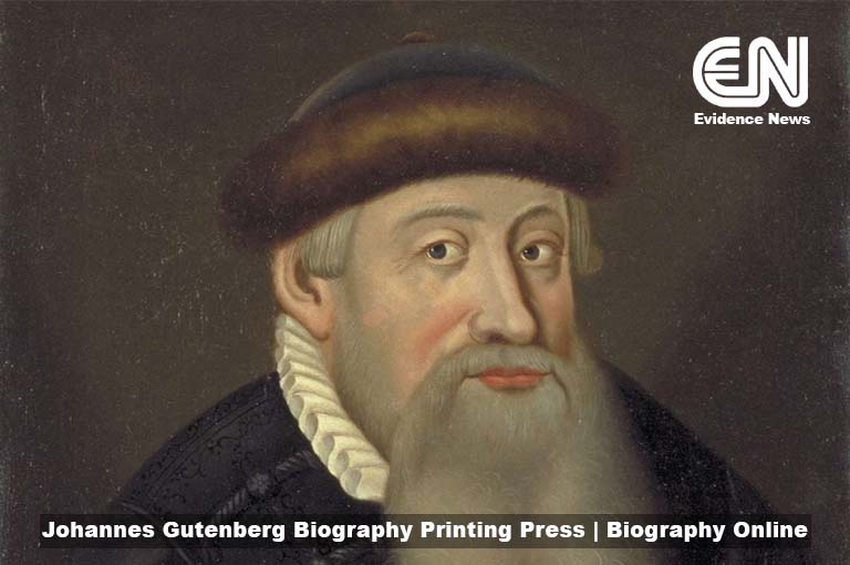 Johannes Gutenberg Biography Printing Press Biography Online